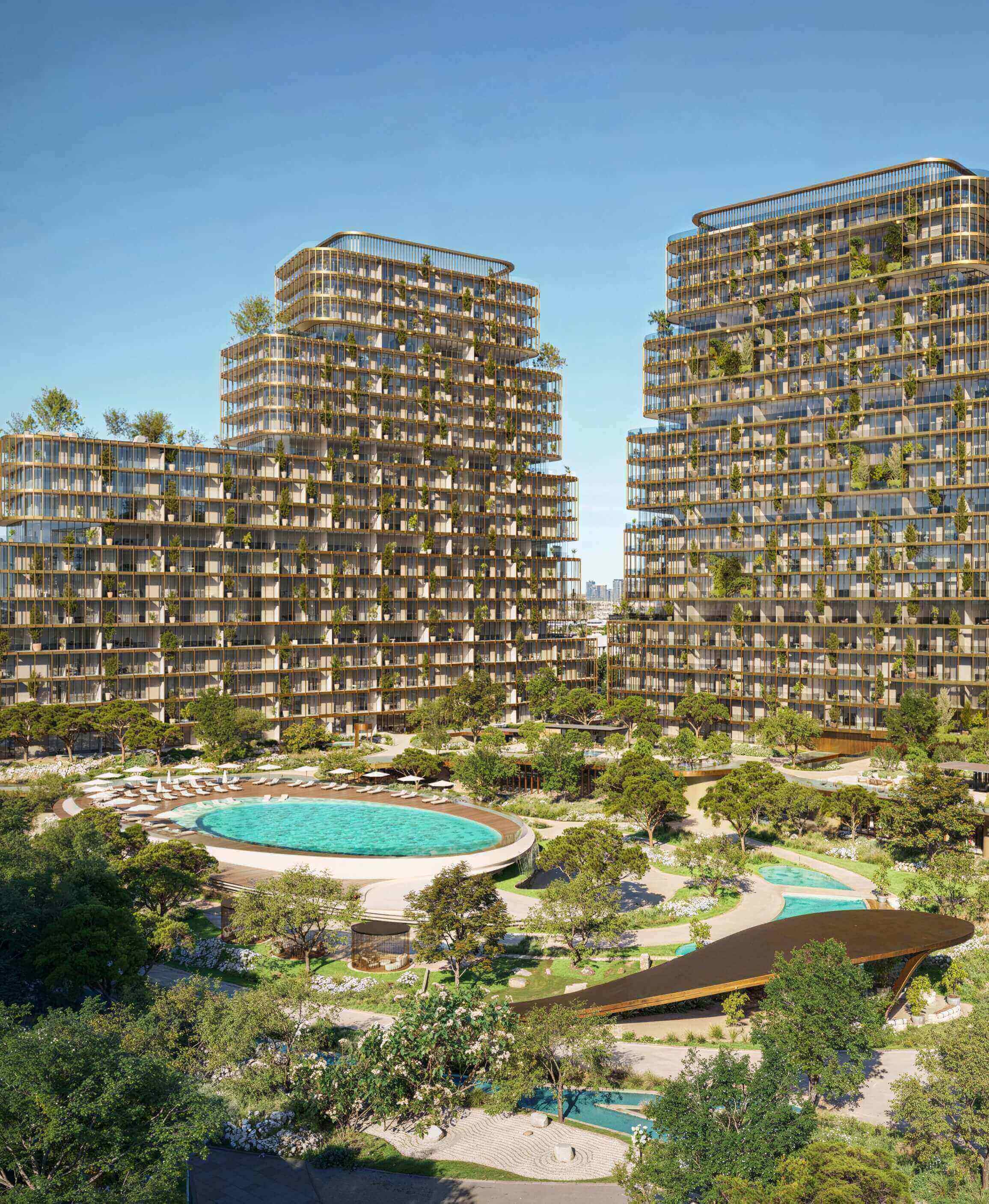 Hado — vue drone du projet